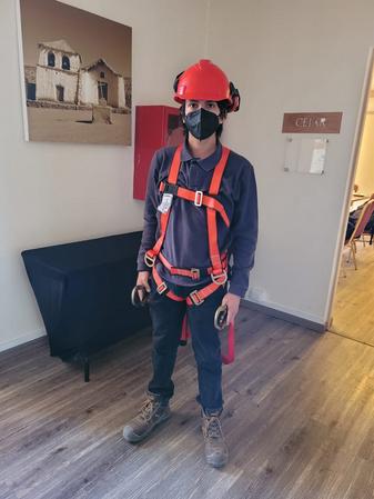 Aplicación de los protocolos de seguridad asociados a las actividades desarrolladas en trabajo en altura